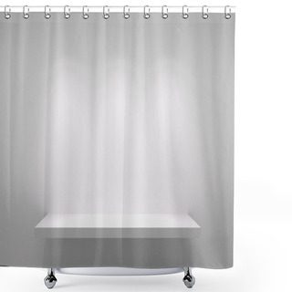 Personality  Empty Shelf Shower Curtains