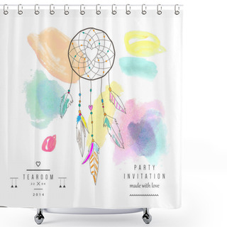 Personality  Dream  Catcher Concept Shower Curtains
