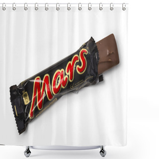 Personality   Mars Chocolate Bar Shower Curtains