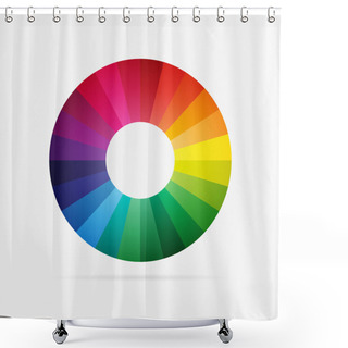 Personality  Vector Color Spectrum Shower Curtains