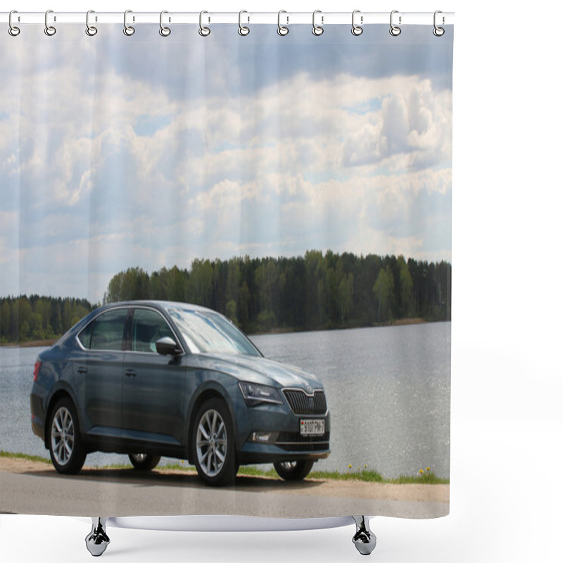 Personality  New Skoda Superb Shower Curtains