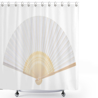 Personality  Chinese Fan Shower Curtains