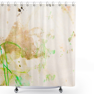 Personality  Abstract Watercolors Paint Wet On Paper Shower Curtains