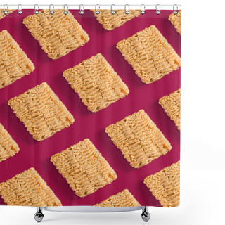 Personality  Instant Noodles Composition Shower Curtains