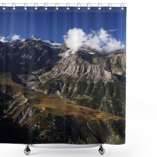 Personality  Rocky Mountains Shower Curtains