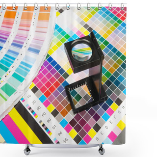 Personality  Color Management In Print Production Shower Curtains