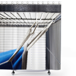 Personality  Fastening Of Hammocks And Bedds In Cage - Detail Shower Curtains