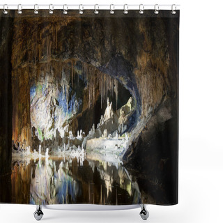 Personality  Underground Cave, Saalfeld Fairy Grottoes, Germany Shower Curtains