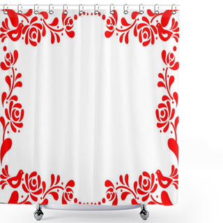 Personality  Hungarian Beautiful Folk Art  Shower Curtains