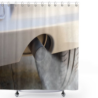 Personality  Car Pollution In The City Shower Curtains