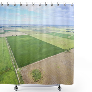 Personality  Corn Cultivation, Buenos Aires Province, Argentina. Shower Curtains