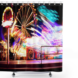 Personality  Amusement Park Shower Curtains