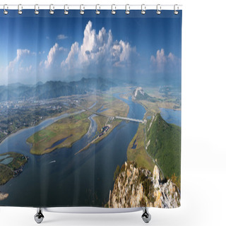 Personality  Cliff At Cape Laplas. Shower Curtains