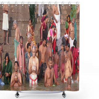 Personality  Varanasi. Uttar Pradesh. India Shower Curtains