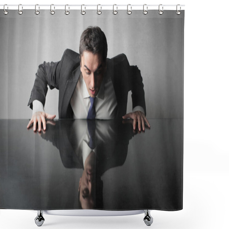 Personality  Astonishment shower curtains
