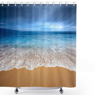 Personality  Seaside Storm Shower Curtains