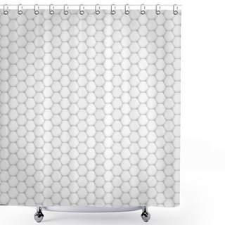 Personality  Vector Abstract Background.White Bacground. Shower Curtains