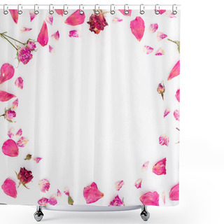 Personality  Floral Frame With  Roses  Shower Curtains