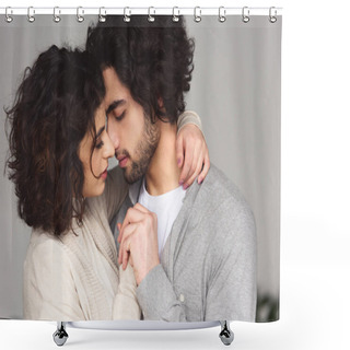 Personality  Loving Couple Shower Curtains
