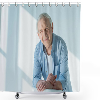 Personality  Stylish Senior Man Shower Curtains