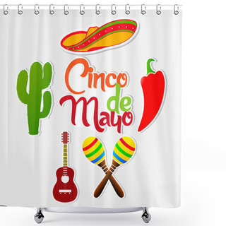 Personality  Cinco De Mayo Shower Curtains