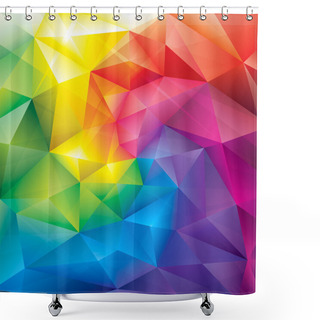 Personality  Colors Background. Shower Curtains