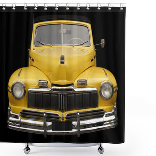 Personality  Antique Car Shower Curtains