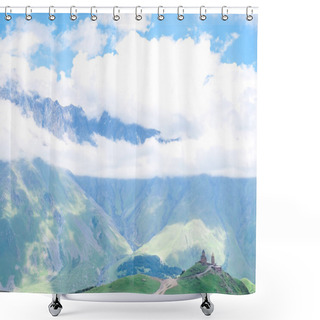 Personality  Landscape Shower Curtains