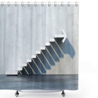 Personality  Stairs Going  Upward Shower Curtains