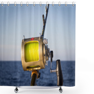 Personality  The Marlin Fishing Shower Curtains
