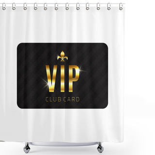 Personality  VIP Card Template Shower Curtains