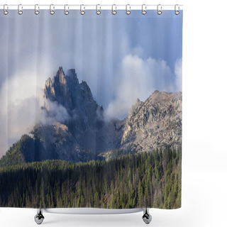 Personality  Rugged Peaks Of Heyburn Mountain. Shower Curtains