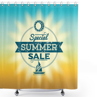 Personality  Summer Sale Banner  Shower Curtains