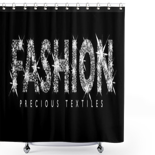 Personality  Diamond Fashion Shower Curtains
