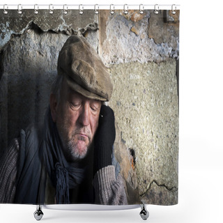 Personality  Homeless Shower Curtains