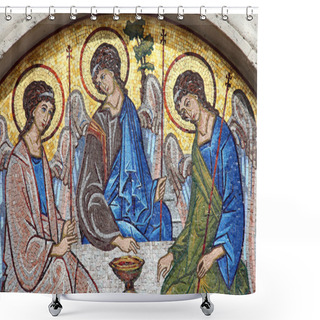 Personality  Holy Archangels Shower Curtains