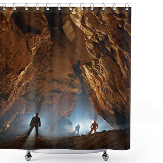 Personality  Underground Cave Shower Curtains