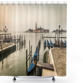 Personality  Early Morning Venice Italy Shower Curtains