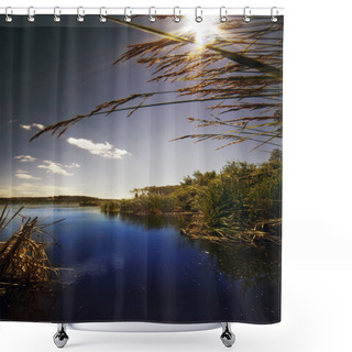 Personality  Wetlands And River Shower Curtains