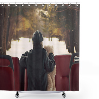 Personality  Sweet Little Boy, Riding In A Bus, Daytime Shower Curtains