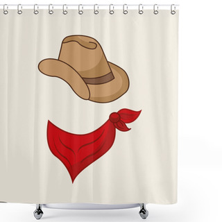 Personality  Western Banner Shower Curtains