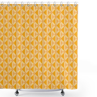 Personality  Abstract Creative Background With Repeated Shapes Shower Curtains