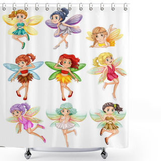 Personality  Fairies Shower Curtains