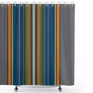 Personality  Seamless Textile Design. Abstract Colored Stripes Pattern. Shower Curtains