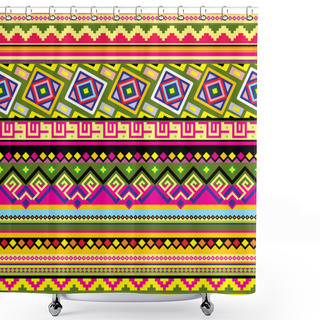 Personality  Latin American Pattern Shower Curtains
