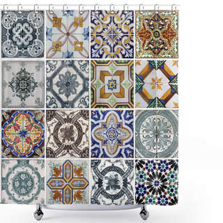 Personality  Lisbon Tiles Shower Curtains