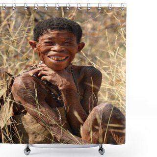 Personality  The San People In Namibia Shower Curtains