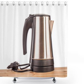 Personality  Stainless Electric Kettle Shower Curtains