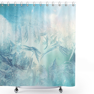 Personality  Frozen Window Shower Curtains