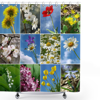 Personality  Flowers Collection Shower Curtains